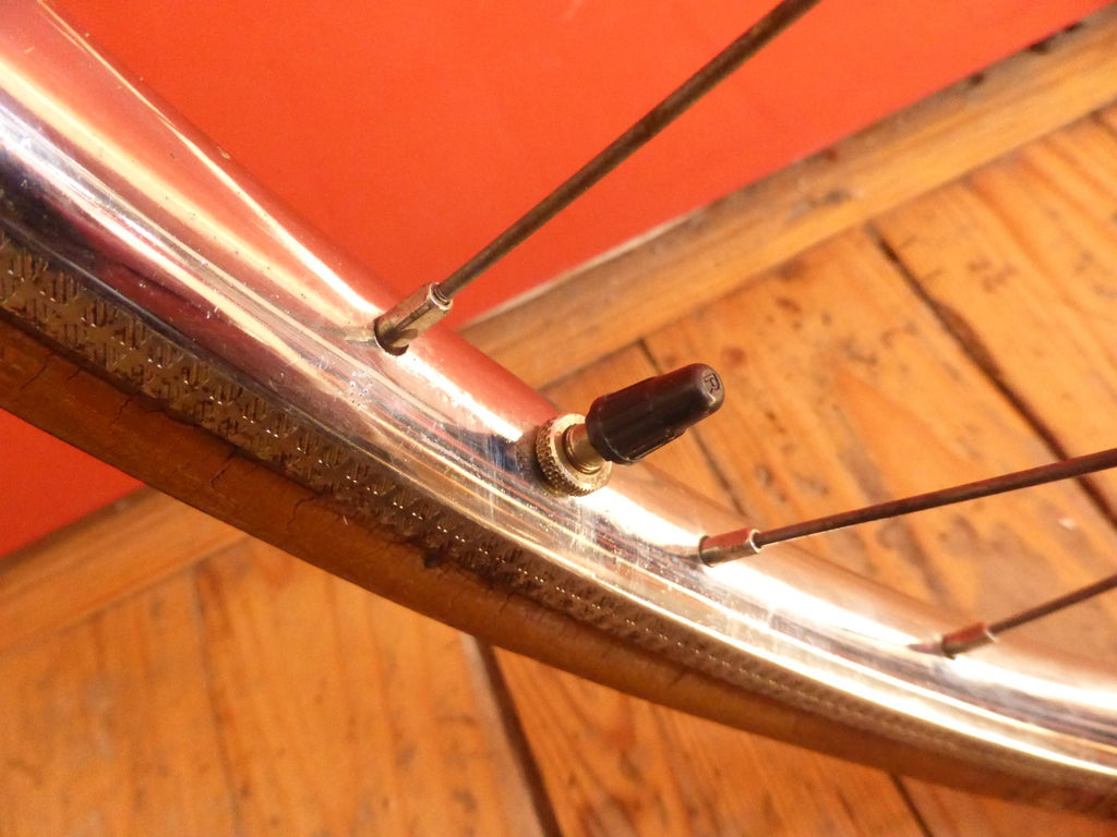 ✨ NOS Roue arrière velo vintage 700C (622) – SAMIR SAMINOX 1984 ✨
