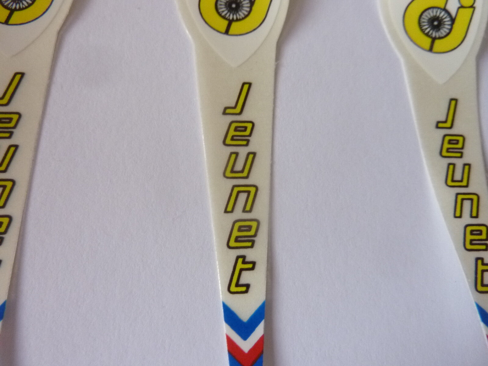 anciens Vintage JEUNET  10 Vintage Stickers bike decal / autocollant velo eroica
