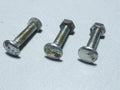 ✨ Ancien stock NOS  Lot de 3 vis Algi M5 x 25 mm Tête ronde méplat avec collet✨