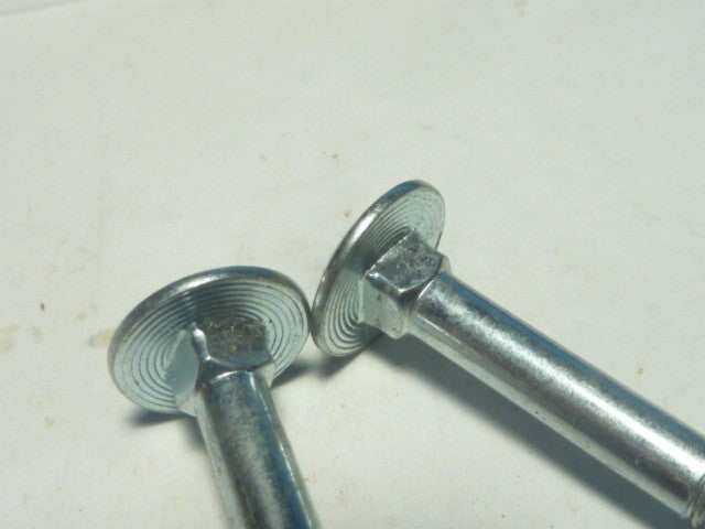 ✨ NOS 2 boulons vis tète ronde méplat vintage ancien stock vis 5x40 mm collet✨