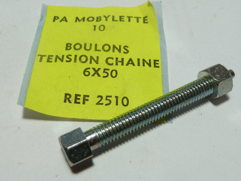 1 vis DE TENDEUR CHAINE M7 MBK MOTOBECANE MOTO SCOOTER MOBYLETTE TENSION 6MM