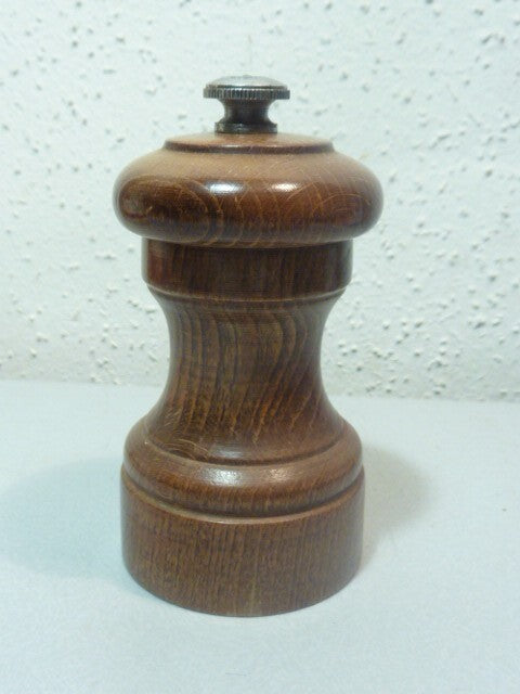 Moulin poivre poivrière bois métal vintage cuisine table Peugeot France