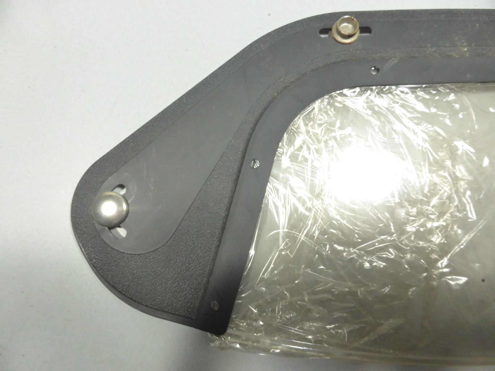 NOS 1 Vintage Casque Moto Visière fixe 5 attaches ILC Recomp  Made in USA visor