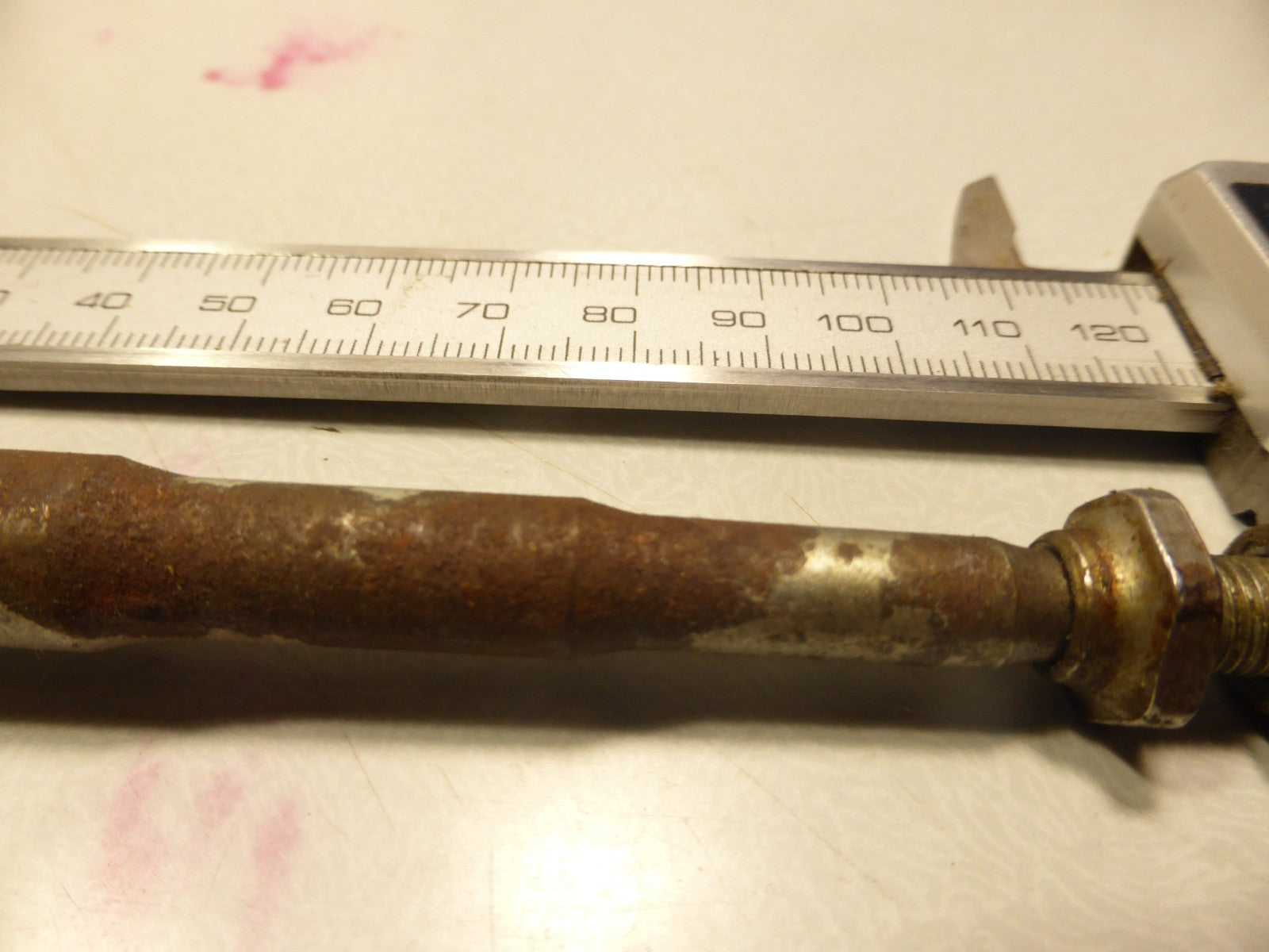 ✨ Axe de Pédale Droite – 122 mm – Filetage 9/16 – Vélo / Cyclo – Vintage NOS✨