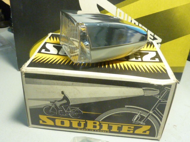 N.O.S  phare Soubitez 460 french vintage bike velo pliable randonneur