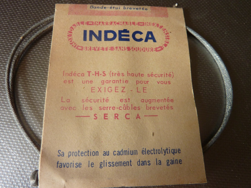 ✨✨  NOS lot  2 Câble Acier de Frein Vintage pour Vélo 0.6 M Indeca vintage✨ ✨