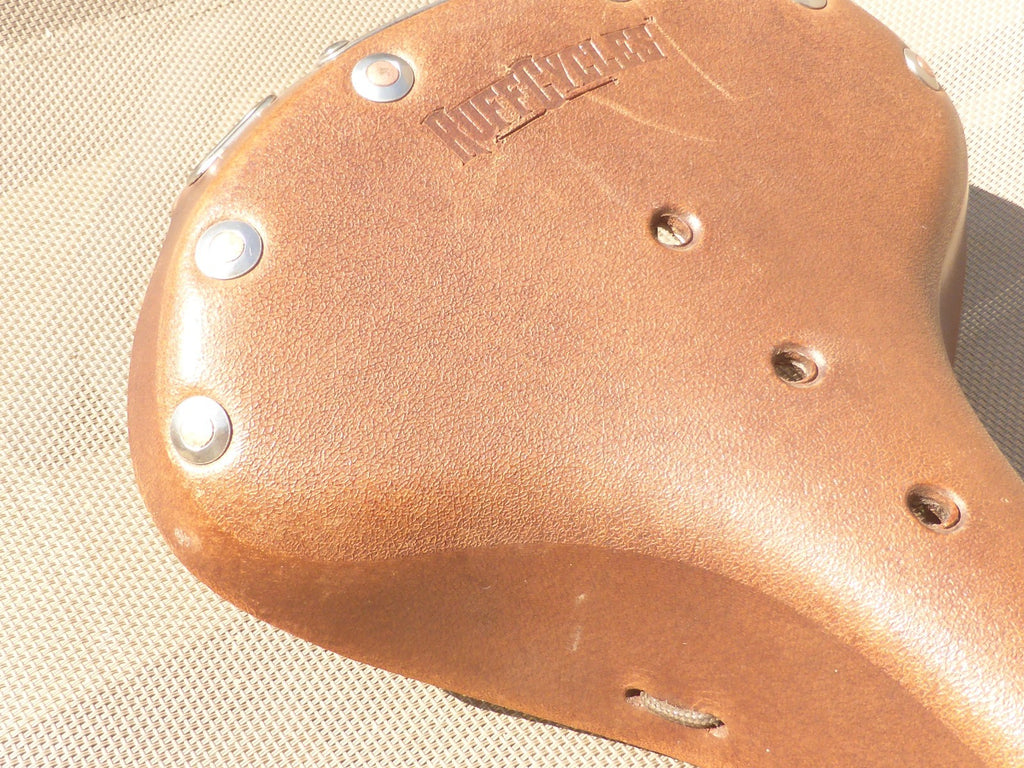 Belle Selle en Cuir Ruff Cycles  Marron velo ville custom