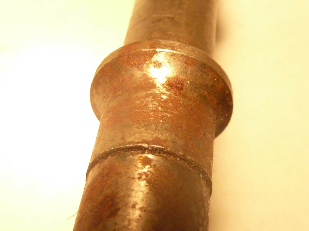 Axe RFG pédalier longueur 193 mm diamètre 16 mm 2 gorges pour circlip clavettes