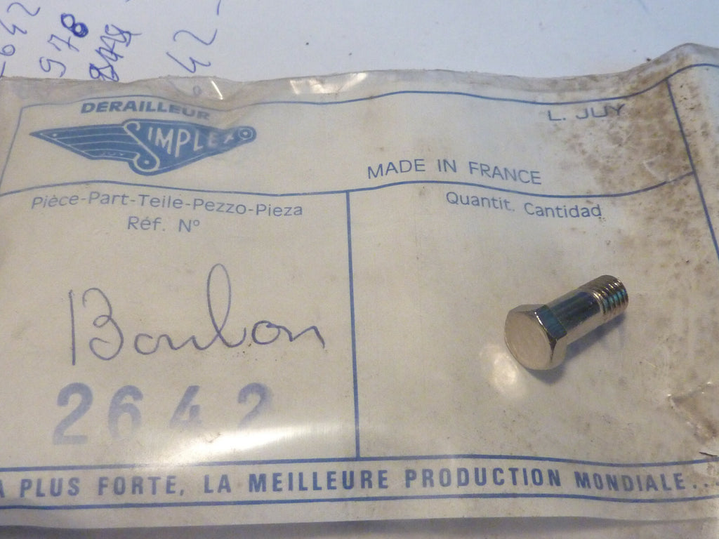 NOS 1 boulon de chape simplex 2642 dérailleur SX 810 SX 410 velo vintage