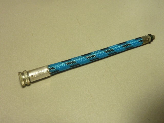 ✨ NOS embout adaptateur pompe vélo  valve Schrader vintage français – 12 cm ✨