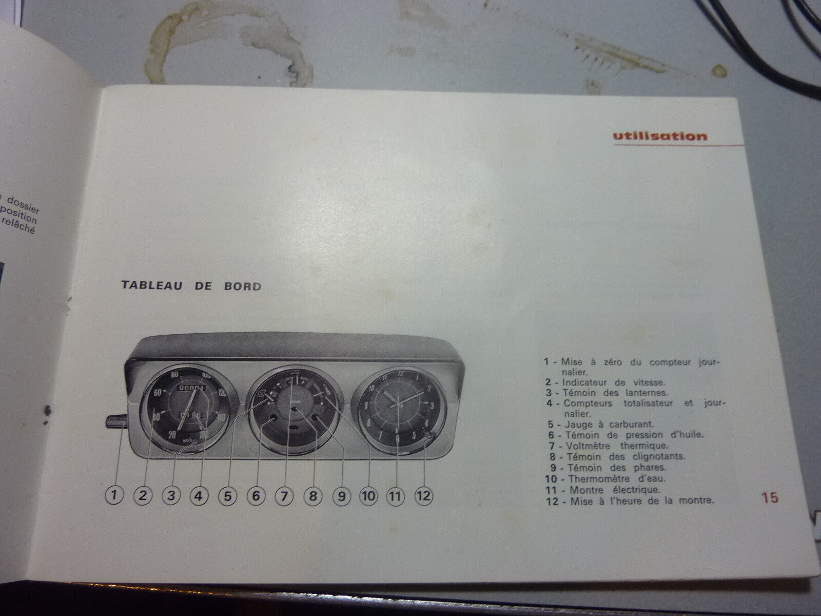 Peugeot 204 Livret notice conduite entretien Mars 71 11° édition