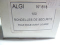 lot de 100 rondelles ALGI d'axe de roue avant sécurité  vélo course vintage