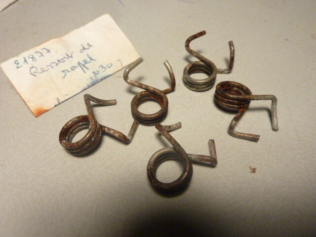 5 ressort de rappel origine inconnue traces du au stockage voir photos