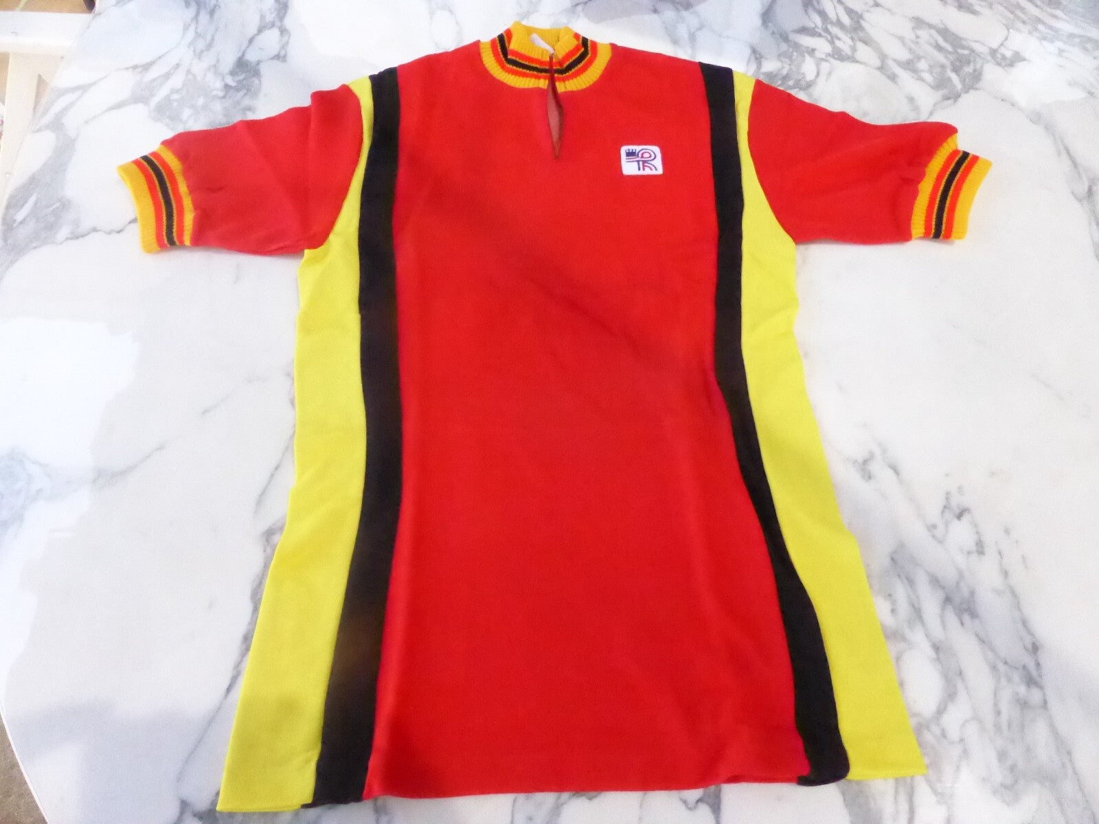 VINTAGE Maillot cycliste KOPA couleur BELGIQUE jersey shirt trikot
