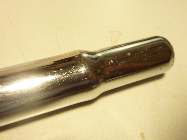 rare  tige tube de selle  25.6 mm vintage acier  86 gr  L 145 mm