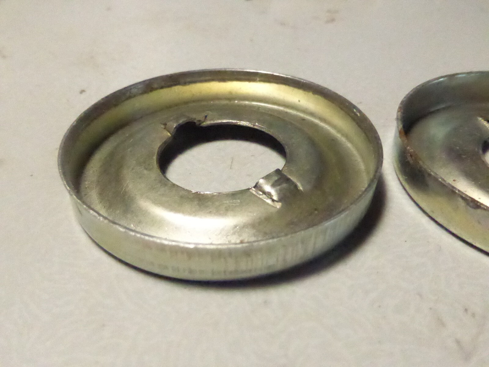 lot de 2 rondelle  écrou boîtier de pédalier velo BMX vintage