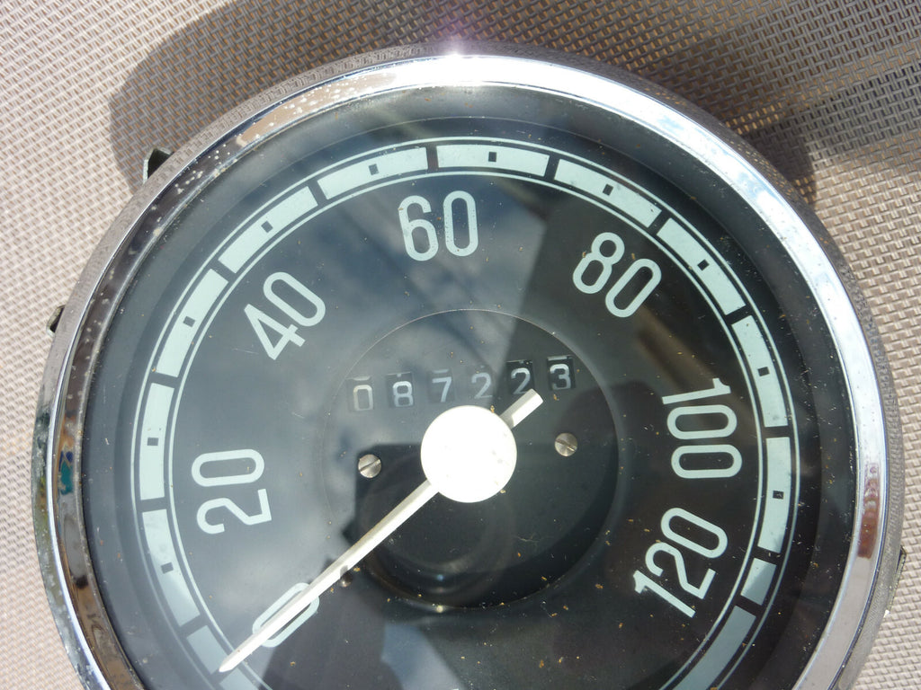 compteur camion truck tachograph VDO 120 km h Ø 145 mm 1971