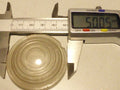 Ancien Cabochon en verre transparent SCINTEX 50 mm Ø velo moto auto tacot