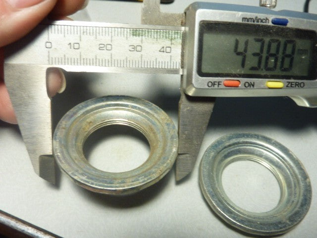 NOS 2 coupelle cuvette pédalier bmx ancien stock vintage