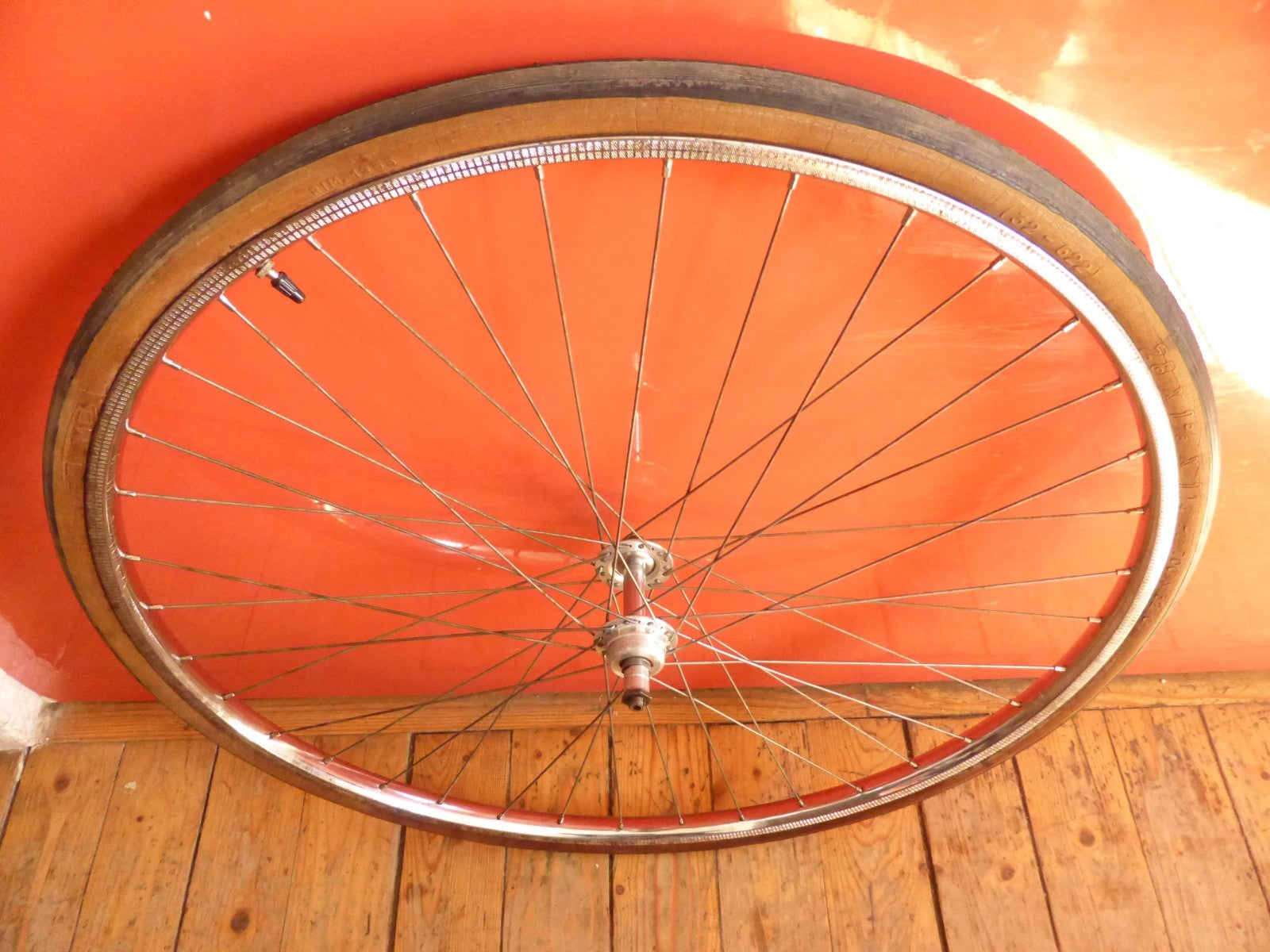 ✨ NOS Roue arrière velo vintage 700C (622) – SAMIR SAMINOX 1984 ✨