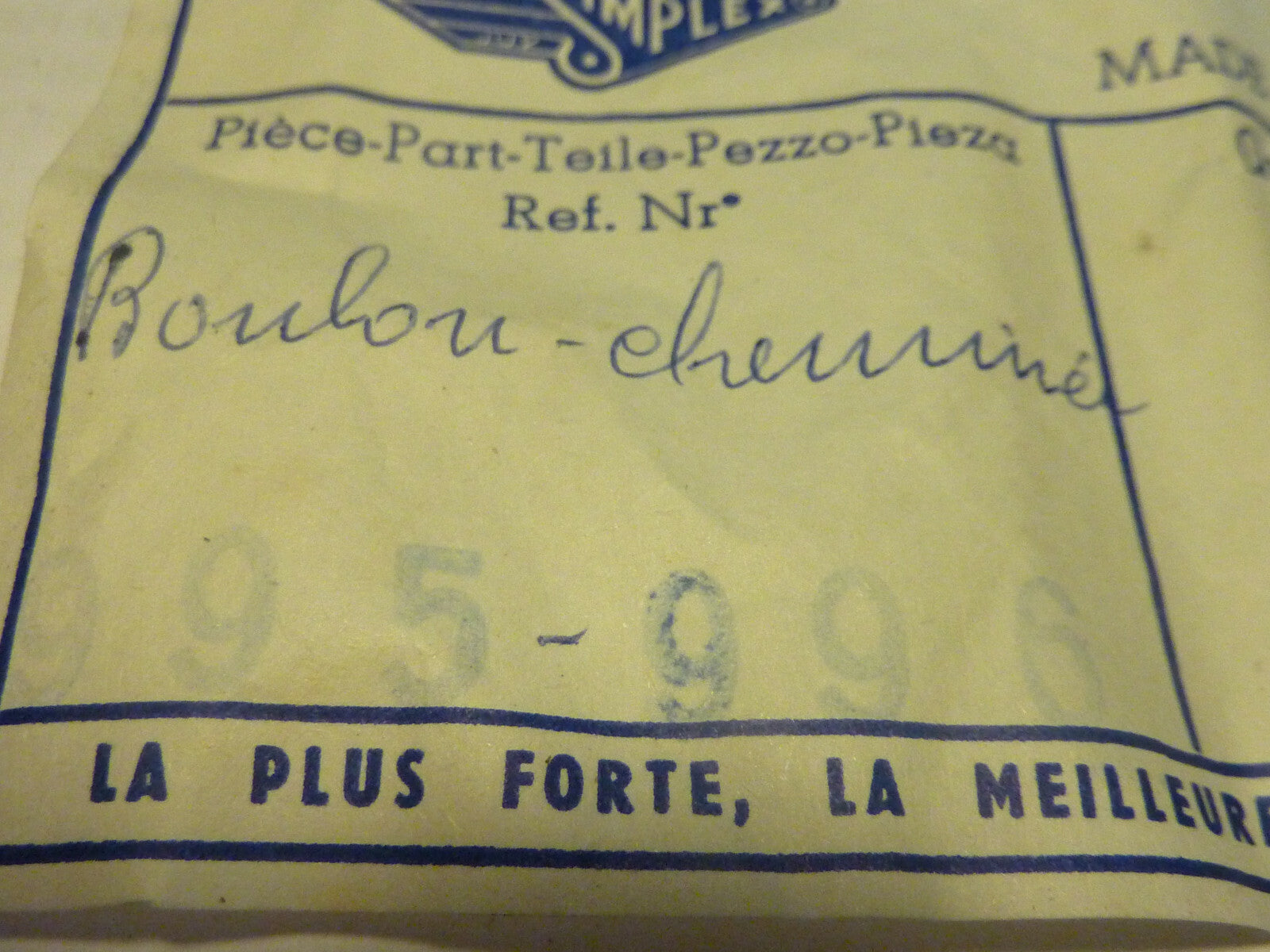 NOS SIMPLEX # 995-996 boulon cheminéé pedalier velo vintage crankset screw