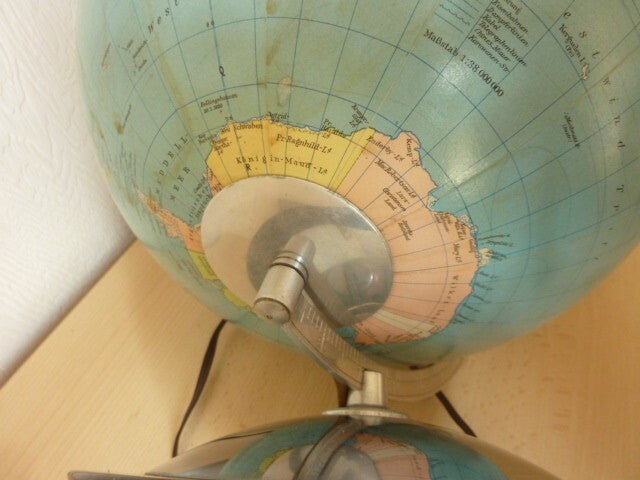 ANCIEN GRAND GLOBE TERRESTRE MAPPEMONDE COLUMBUS ERDGLOBUS BERLIN