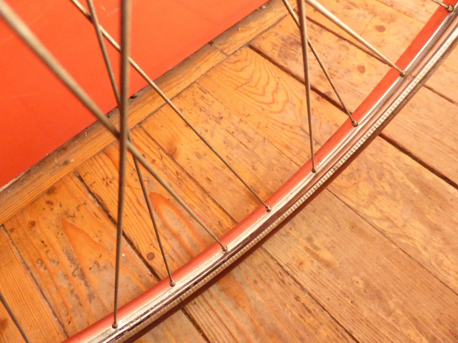 ✨ NOS Roue arrière velo vintage 700C (622) – SAMIR SAMINOX 1984 ✨
