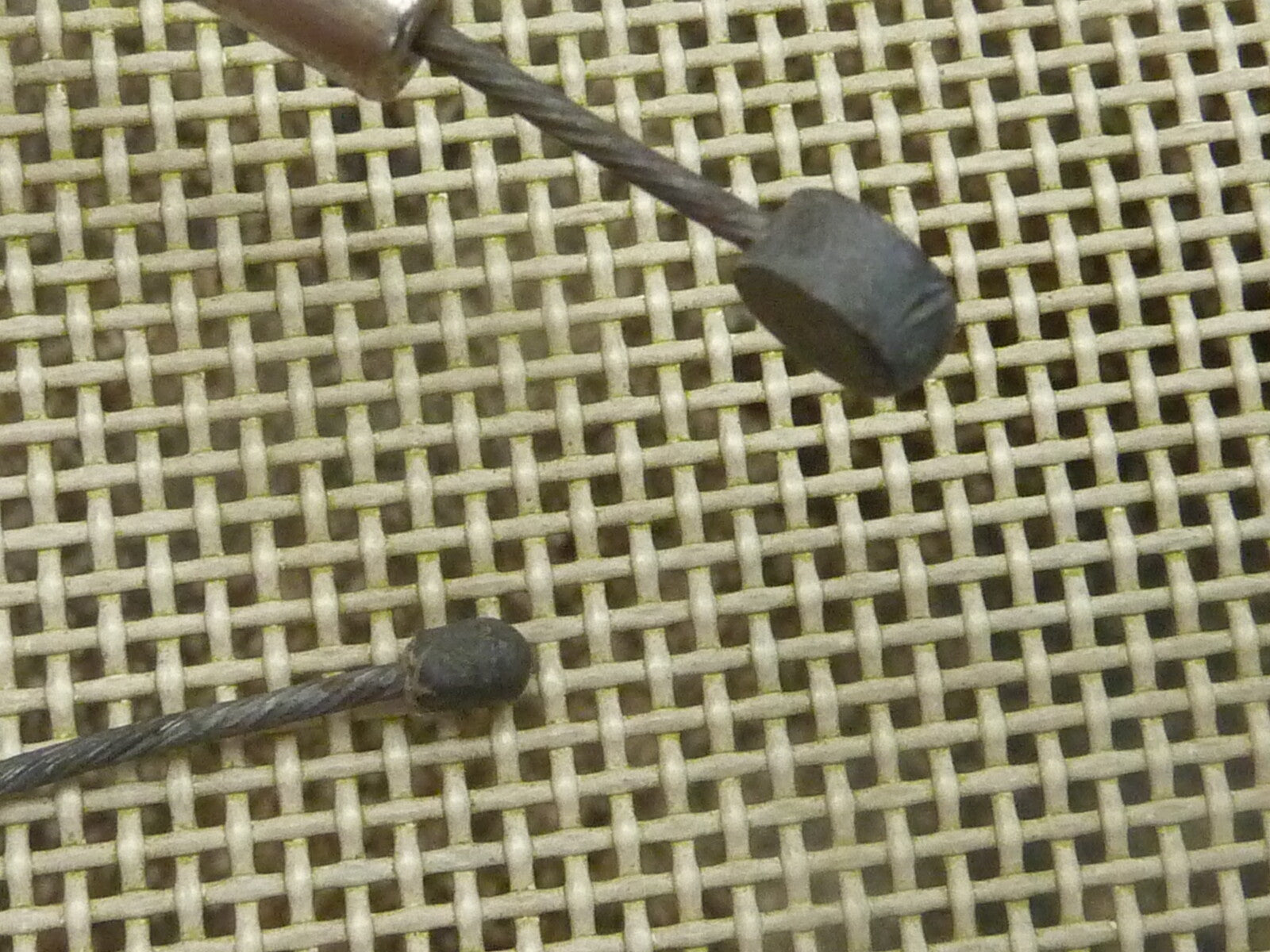 NOS Gaine  grise gaz décompresseur Freins ???   Câble 0.85 cm  Vintage