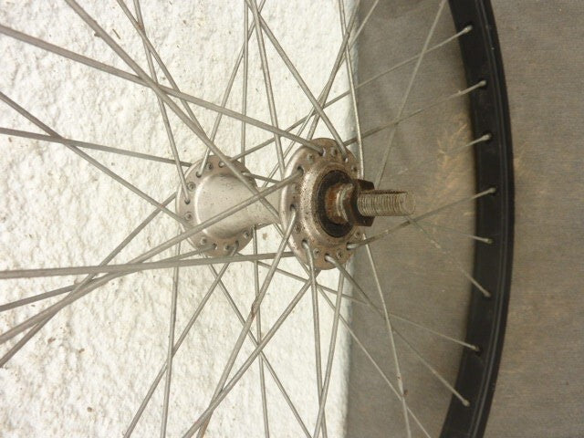 roue avant Aleza 421 alloy  24x1.75 alu noir Made in Belgique 507x21