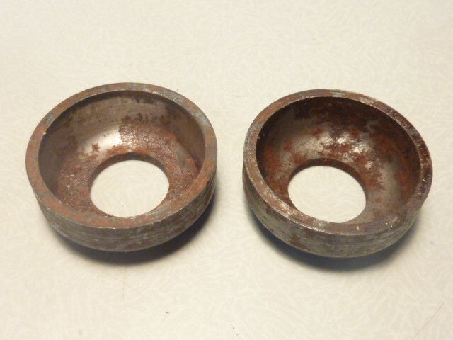 Velo 2 Cuvettes moyeu acier ø 28 mm - NOS - Oldschool, Vintage coupelles