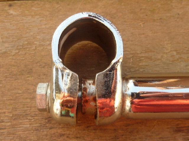 ✨ancienne petite Potence 22 mm 145 Hauteur total velo vintage Peugeot motobecane
