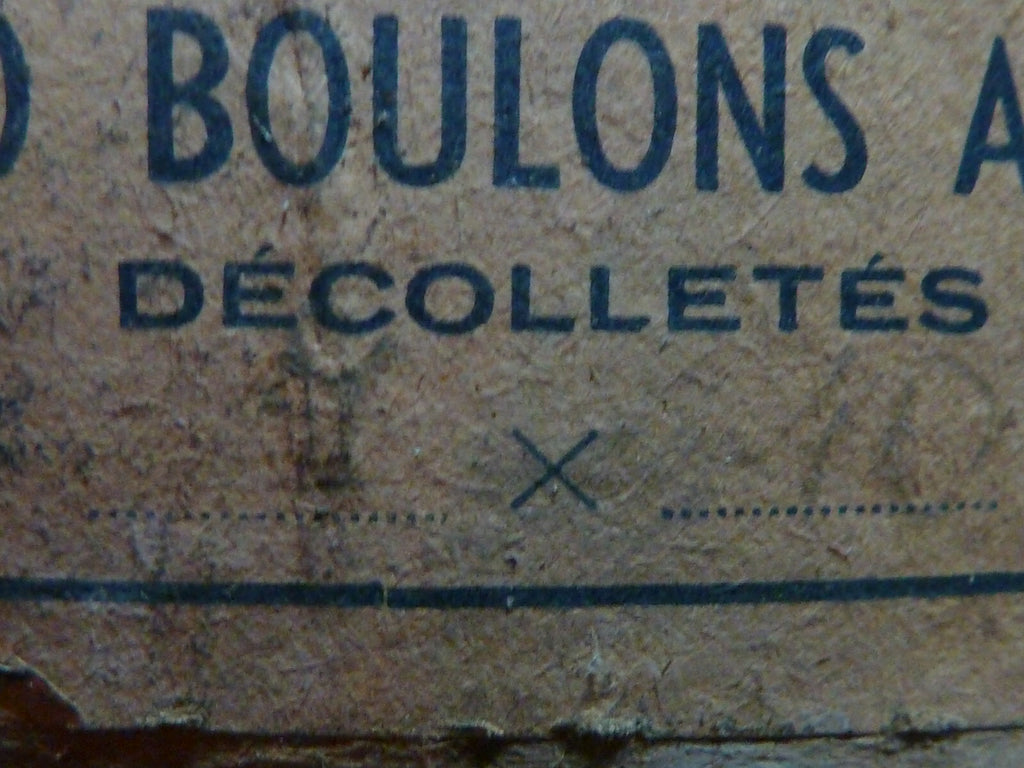 ✨ NOS neu Algi 3 ancien stock boulons acier décolletes 7x10 mobylette vintage✨