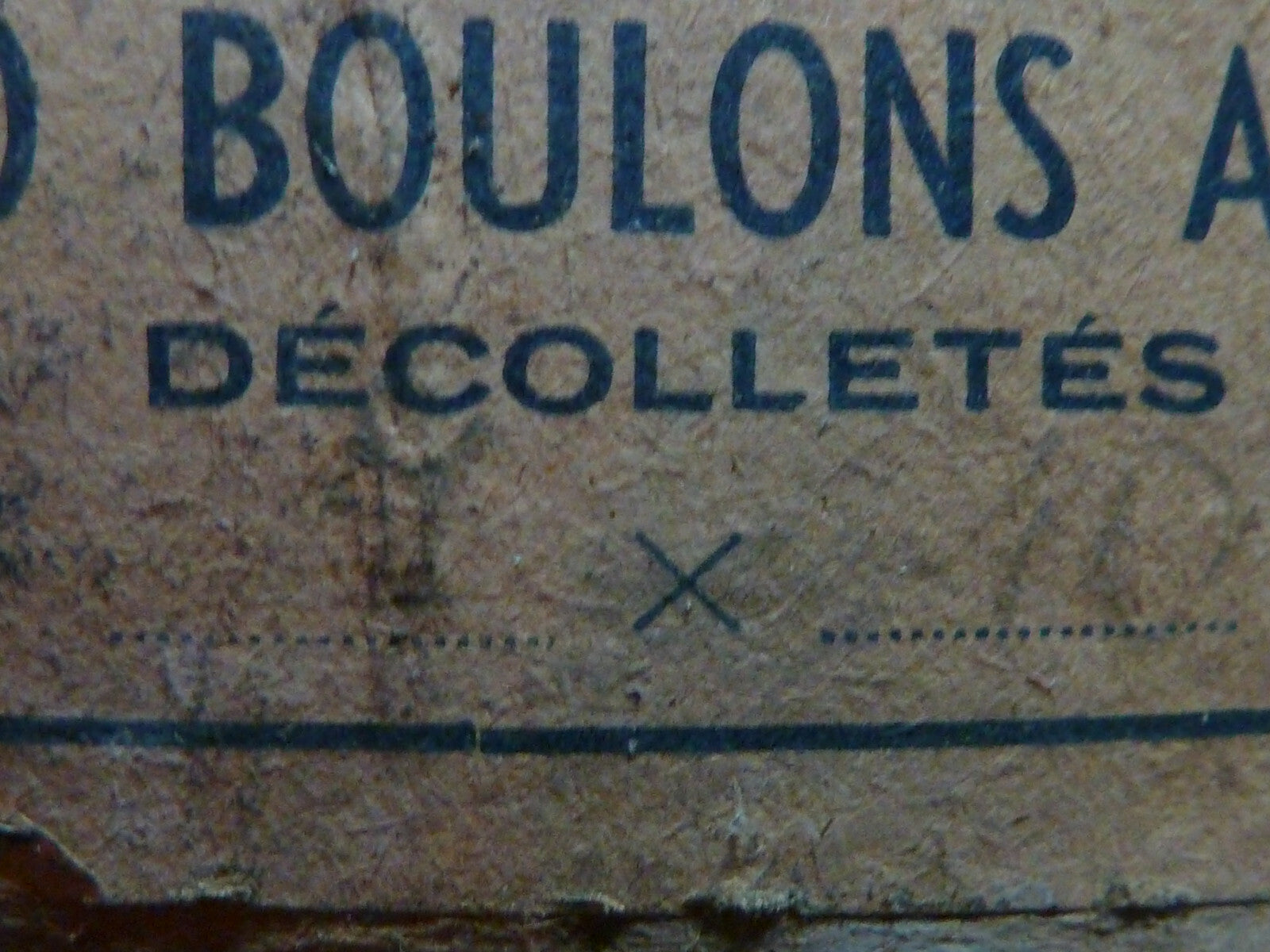 ✨ NOS neu Algi 3 ancien stock boulons acier décolletes 7x10 mobylette vintage✨