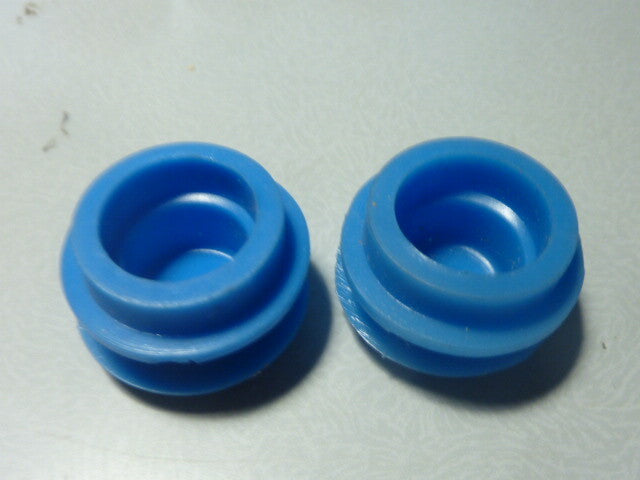 ✨ NOS 2 Handlebar End Plugs Blue – Bouchons de Guidon Bleu Vintage ✨