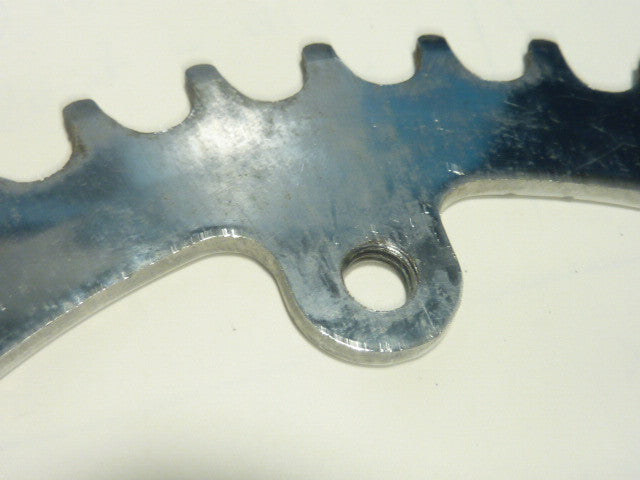 vintage CHAINRING  - 42 - Plateau acier chromé trous de Ø 6 mm