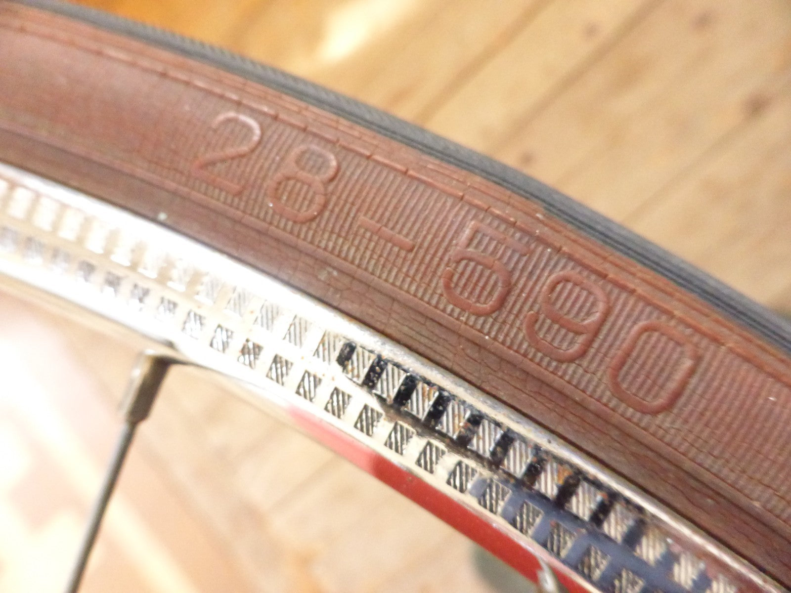 ✨NOS Roue avant velo vintage 650A (590) – 1975 – jante chromée - pneu Michelin✨