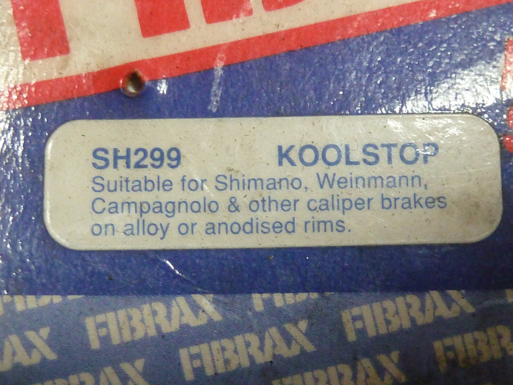 NOS neu patins de freins de velo vintage  Fibrax SH299 pour shimano campagnolo