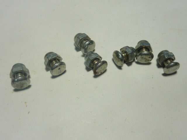 7 anciennes vis boulon  carter borgne  velo cyclomoteur mobylette vintage