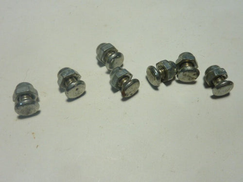 7 anciennes vis boulon  carter borgne  velo cyclomoteur mobylette vintage