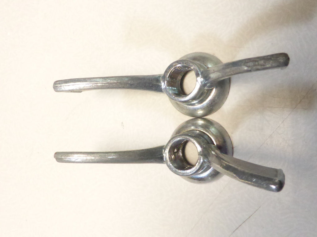 2 vintage papillons d'axe sova 9.5 mm pas de 1