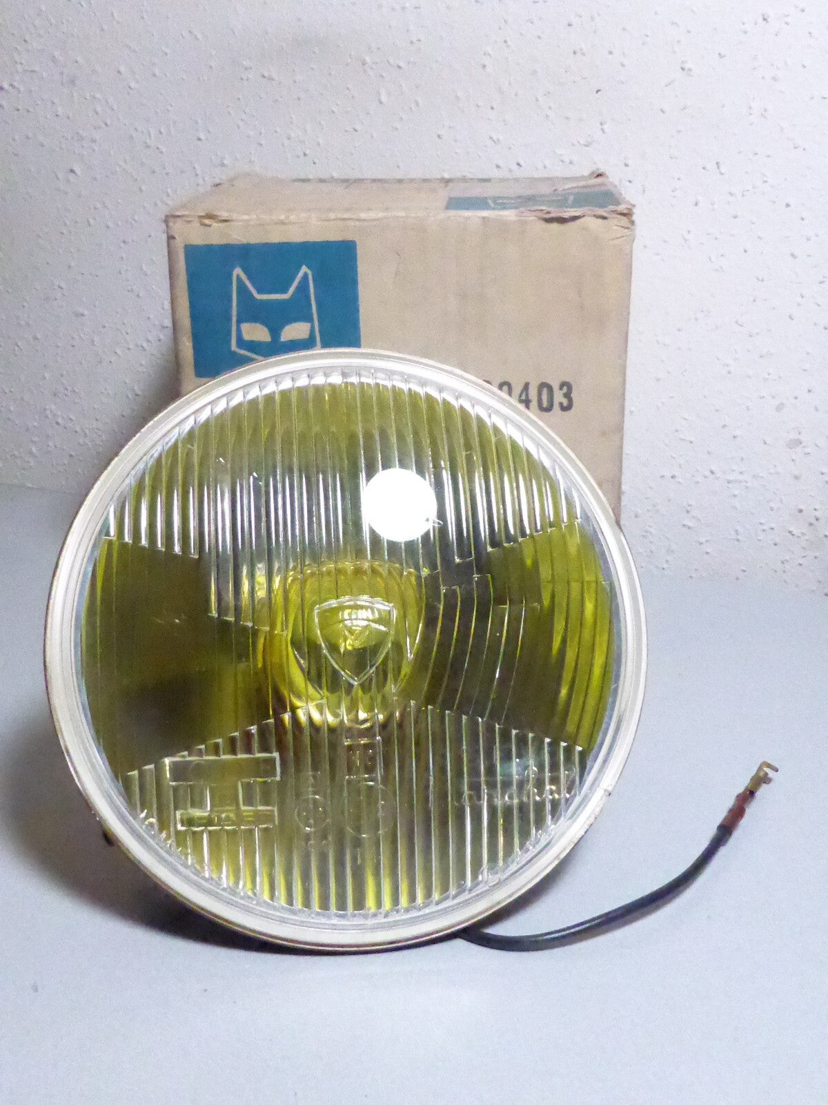 MARCHAL Optique de Phare Iode 143mm Réf 612 60403 NOS Neuf Époque