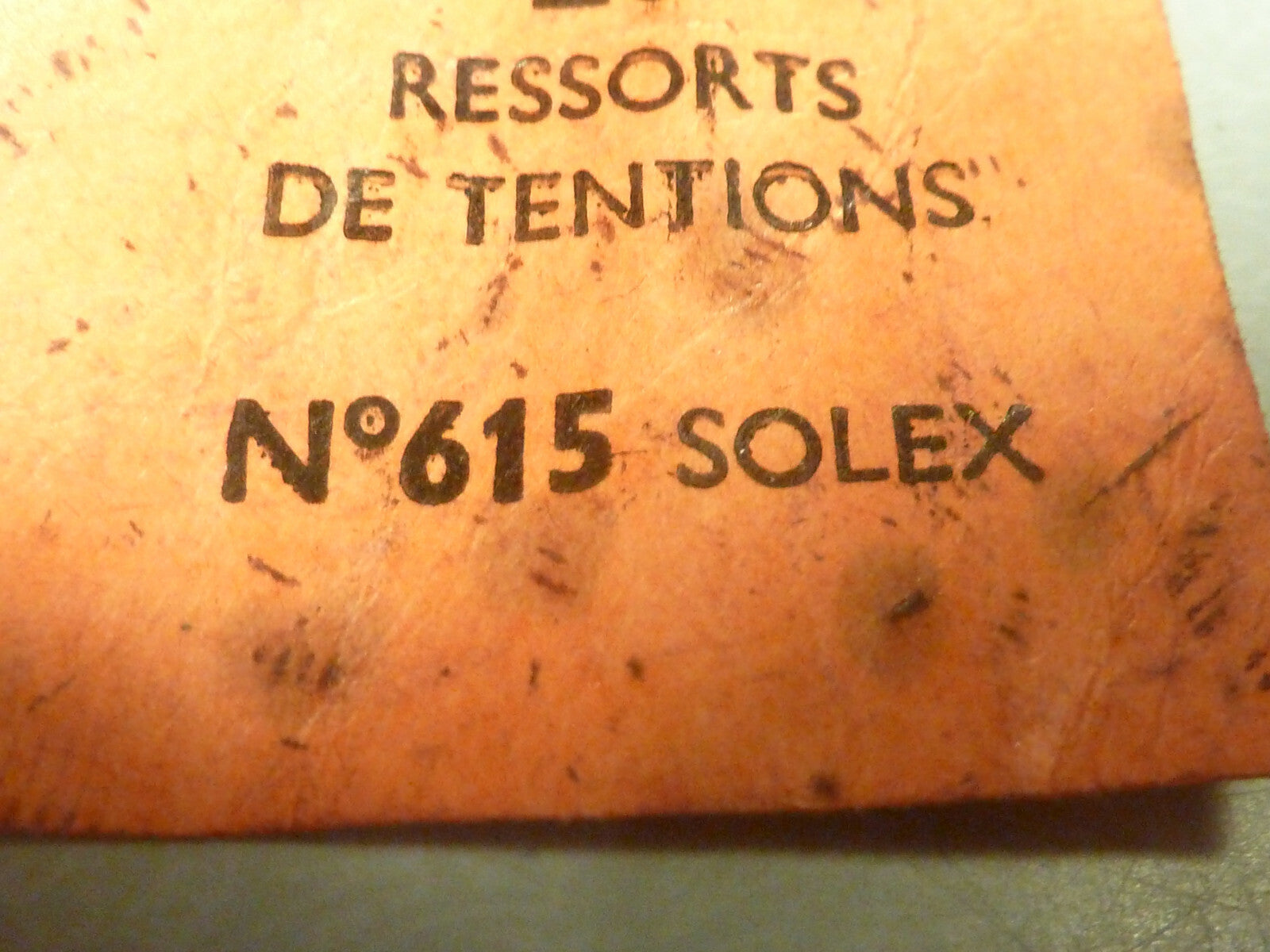 SOLEX VELOSOLEX 1 RESSORTS DE tension ref615