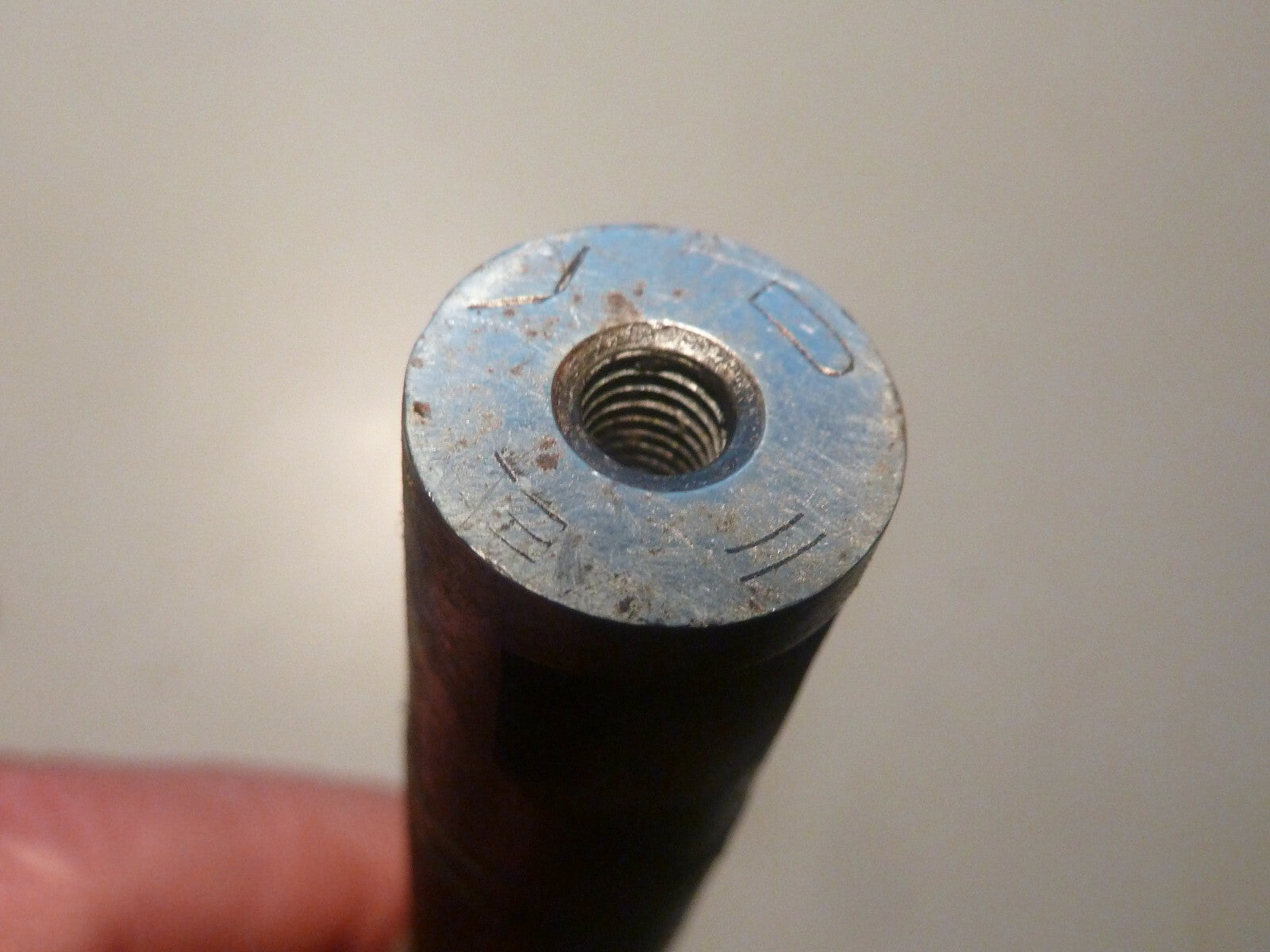 ancien vintage axe clavettes pédalier  Motobecane 164 mm 16 mm trou d graissage