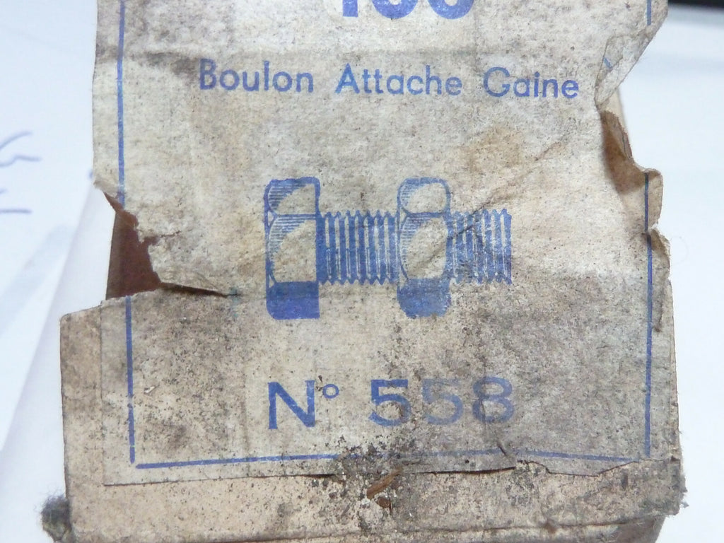 ✨ ancien stock ALGI 4 boulon VIS mobylette CYCLOMOTEUR SCOOTER attache gaine ✨