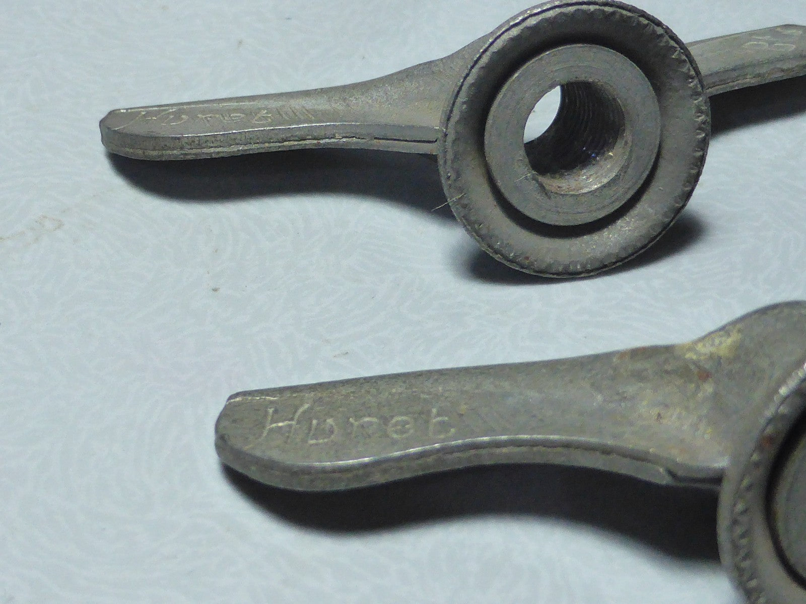 ✨NOS Neu 2 Écrous Papillon Vélo Ancien  Huret Wing Nuts 9 mm Vintage✨