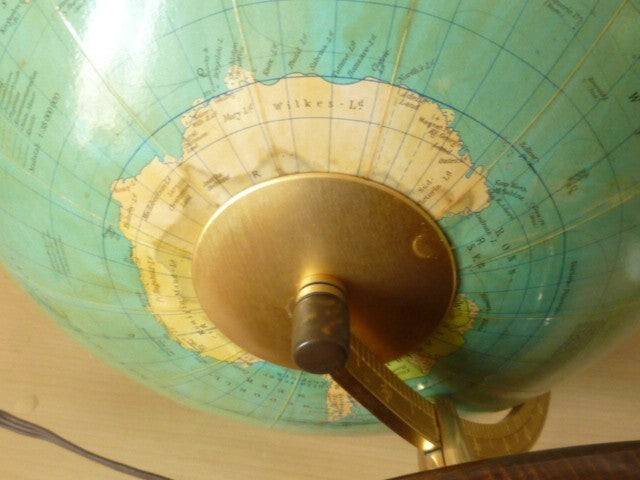 ANCIEN GRAND GLOBE TERRESTRE MAPPEMONDE COLUMBUS ERDGLOBUS BERLIN