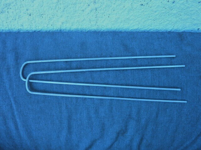 ✨ NOS 2 tringle de garde boue 380 mm Ø 4,9 mm aluminium  vélo vintage alu✨