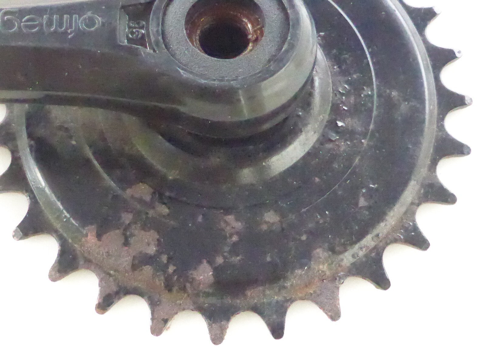 NOS 100 mm mini Pédalier cyclo 28 Dents Vintage ofmega 35 teeth crankset BMX