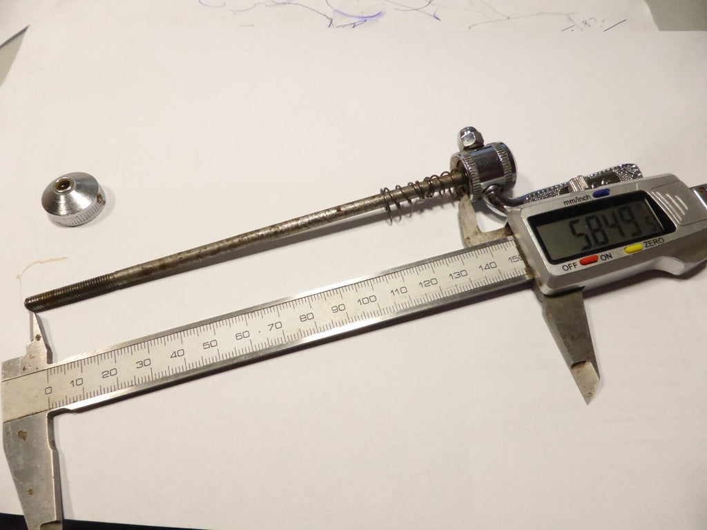 NOS vintage attache rapide wheel quick release skewer roue arrière BLOC G