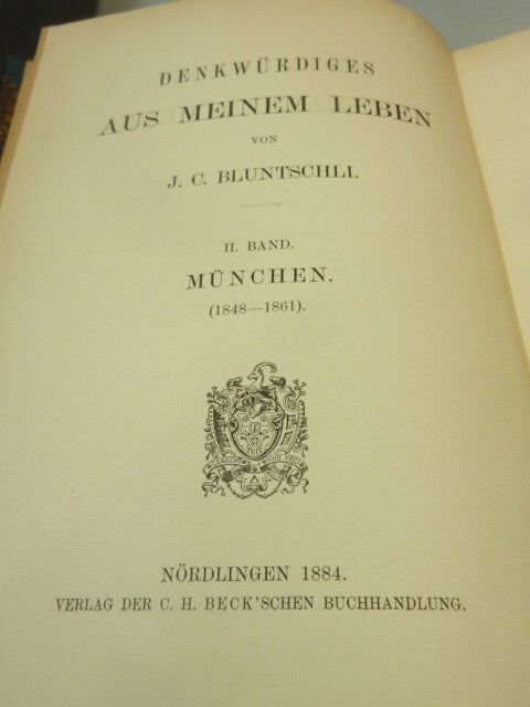 Denkwürdiges aus meinem Leben (vollständig in 3 Bänden)